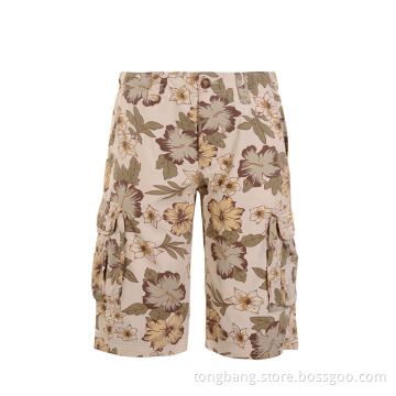 Custom Camouflage Printed Men's Cargo Shorts
